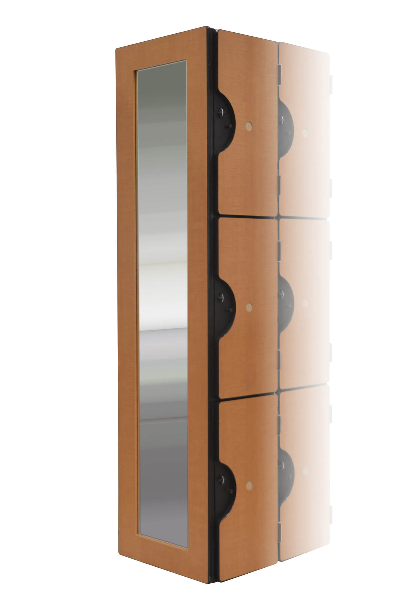 Single end panel with mirror