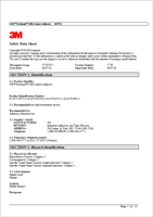 3M Fastbond 30H Contact Adhesive SDS