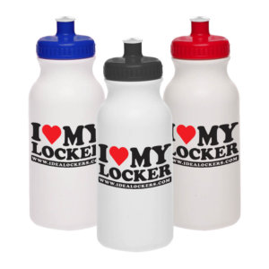 I Love My Locker Water Bottle