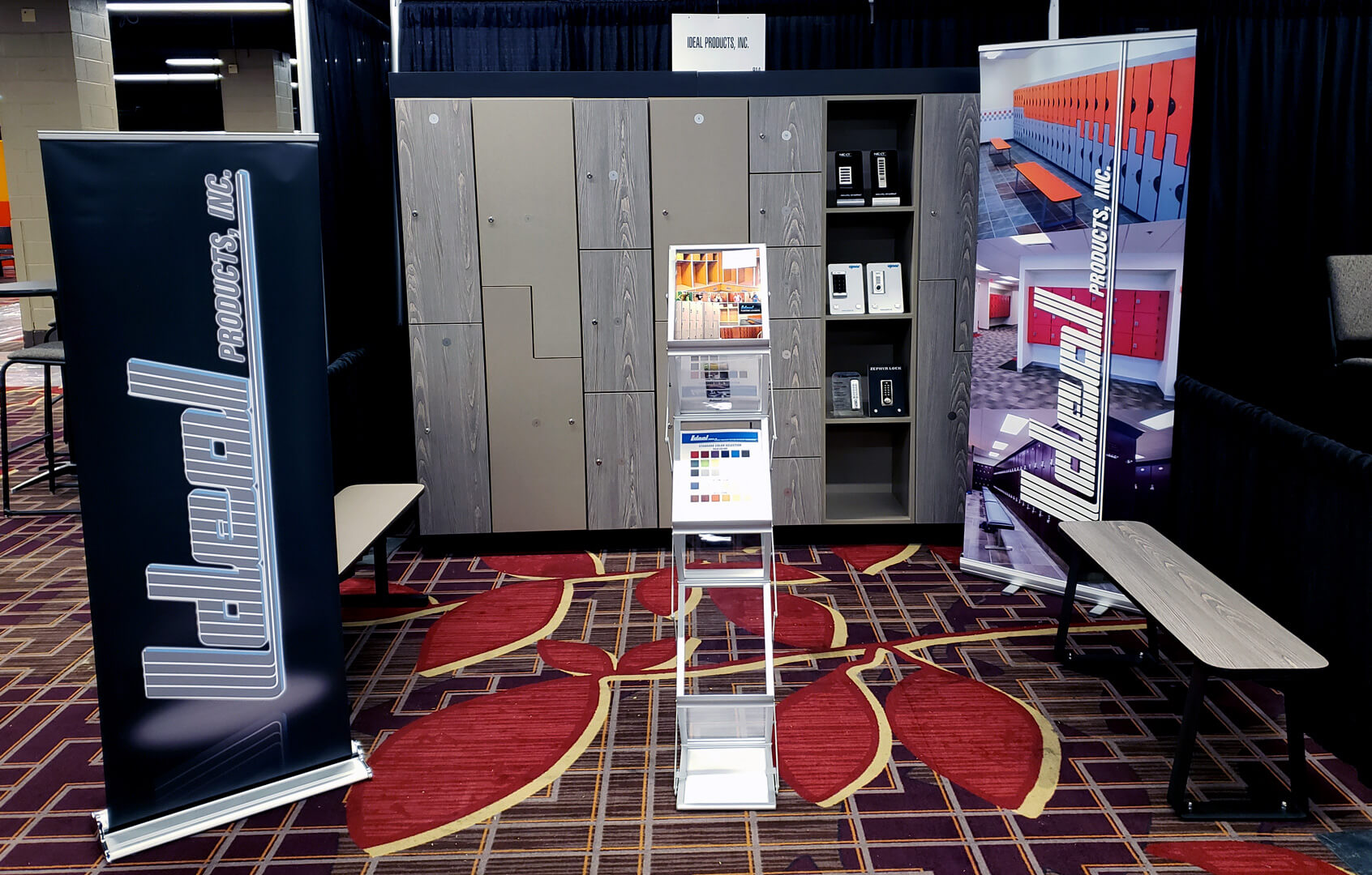 Ideal Products Locker Booth trade show